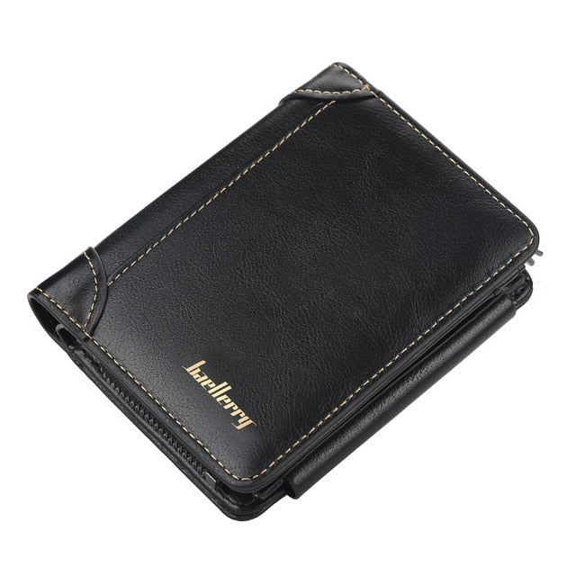 2020 New Leather Men Wallets High Quality Zipper Short Desigh Card Holder Male Purse Vintage Coin Holder Men Wallets freeshipping - Etreasurs
