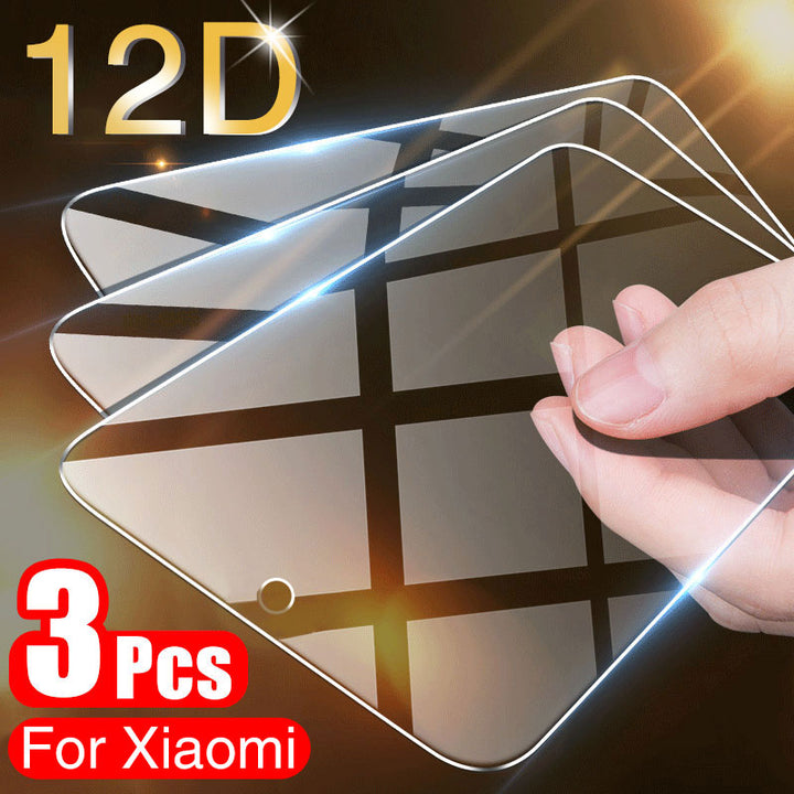 3PCS Full Cover Tempered Glass For Xiaomi Mi 9 SE Screen Protector For Xiaomi Mi 9 9T 8 Lite A3 A2 A1 Pocophone F1 MAX 3 2 Glass freeshipping - Etreasurs