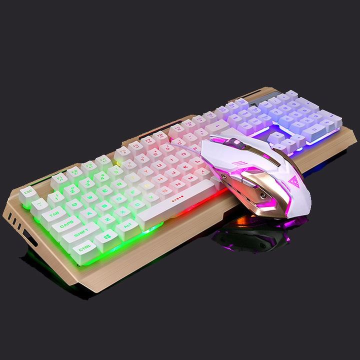 Gaming Keybord and Mouse Gamer Keyboard with Two-Color Injection Molding Keycap Backlit Waterproof for Pro Gamer freeshipping - Etreasurs