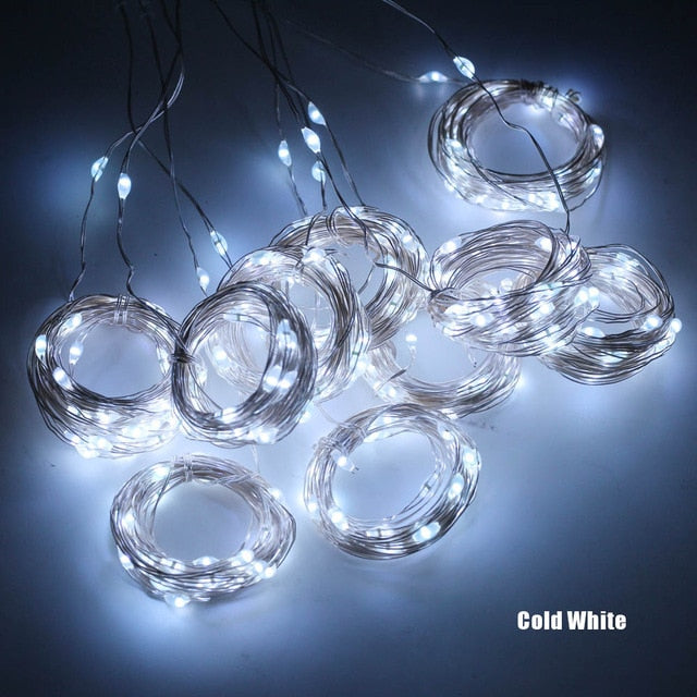 3M LED Christmas Fairy String Lights Remote Control USB New Year Garland Curtain Lamp Holiday Decoration For Home Bedroom Window freeshipping - Etreasurs