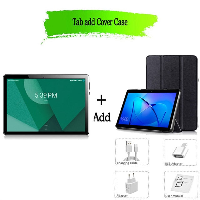 2020 New Arrival 4G LTE Tablets 10.1 inch Android 9.0 Octa Core Brand Tablet Pc Google Play Dual SIM Card GPS WiFi Bluetooth freeshipping - Etreasurs