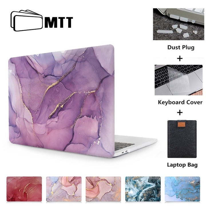 MTT Laptop Case For Macbook Air Pro 11 12 13 15 16 Marble Hard Cover for macbook air 13 funda a2179 a1466 a2289 a2337 a2338 freeshipping - Etreasurs