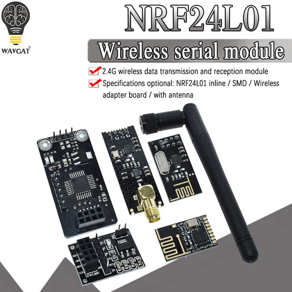 NRF24L01+ 2.4G wireless data transmission module 2.4GHz NRF24L01 upgrade version NRF24L01+PA+LNA 1000 Meters For Arduino freeshipping - Etreasurs