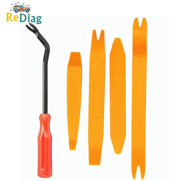 Auto Door Clip Panel Trim Removal Tool Kits Navigation Disassembly Seesaw Car Interior Plastic Seesaw Conversion Tool 4/10 Sets freeshipping - Etreasurs