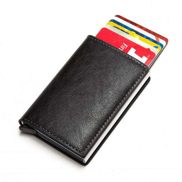 Aluminum Metal Credit Business Mini Card Wallet 2020 Dropshipping Man Women Smart Wallet Business Card Holder Rfid Wallet freeshipping - Etreasurs