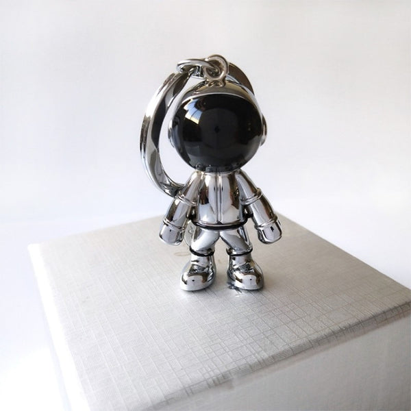 New Fashion Handmade 3D Astronaut Space Robot Spaceman Keychain Keyring Alloy Gift For Man Friend freeshipping - Etreasurs