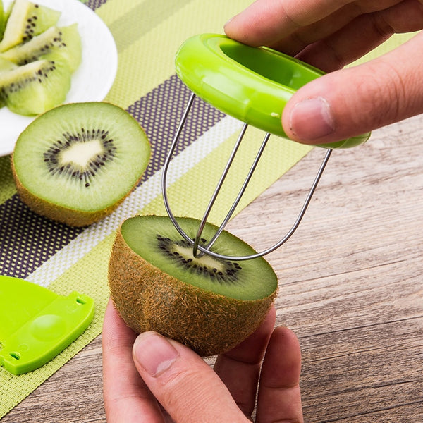 Kiwi Cutter Kitchen Detachable Creative Fruit Peeler Salad Cooking Tools Lemon Peeling Gadgets Kitchen Gadgets and Accessories freeshipping - Etreasurs