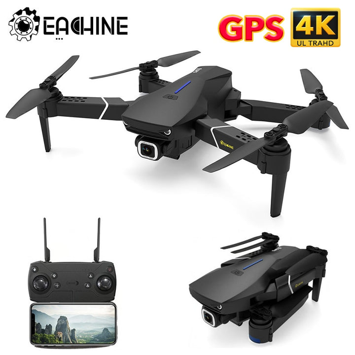 Eachine E520S RC Quadcopter Drone Helicopter with 4K Profesional HD Camera 5G WIFI FPV Racing GPS Wide Angle Foldable Toys RTF freeshipping - Etreasurs