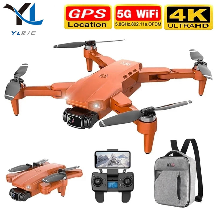 new L900 pro 4K HD dual camera with GPS 5G WIFI FPV real-time transmission brushless motor rc distance 1.2km professional drone freeshipping - Etreasurs