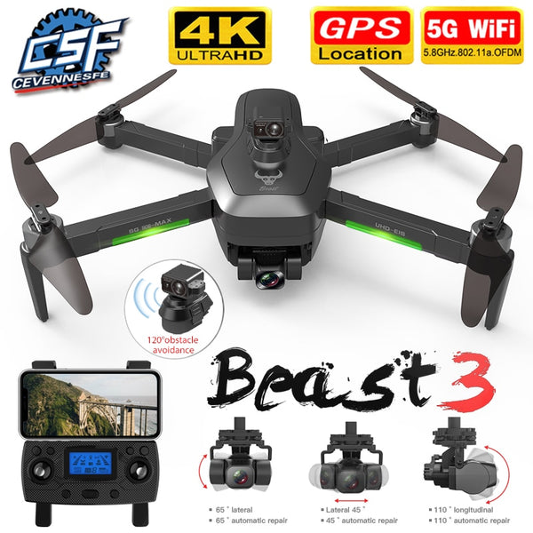 2021 NWE SG906 Pro 2 / SG906 MAX Drone 4k HD 3-Axis Gimbal Camera 5G WIFI GPS Professional Quadcopter Obstacle Avoidance Dron freeshipping - Etreasurs