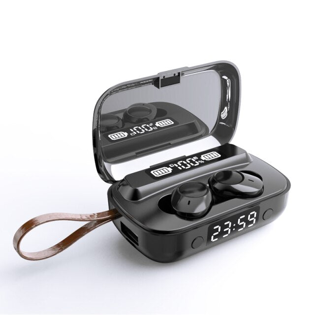 Bluetooth Earphones Headphones Airpots Case Bluetooth Wireless Earbuds Auriculares Case For Xiaomi Smartphone Headset With Mic freeshipping - Etreasurs