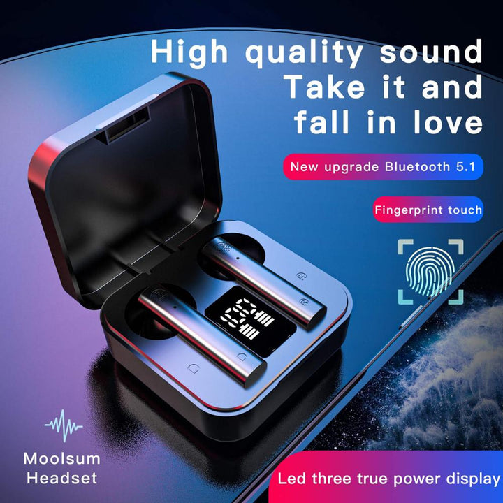 Auriculares Bluetooth Earphones Headphones Case Airpots Case Bluetooth Wireless Earbuds For Xiaomi Smartphone Headset With Mic freeshipping - Etreasurs