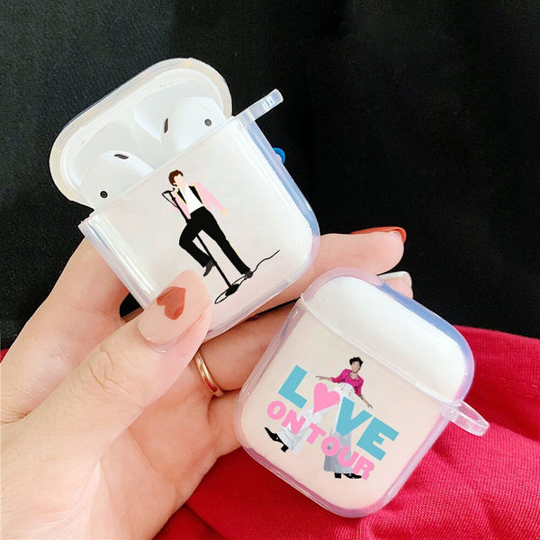 luxury Harry Styles Love On Tour 2020 Fine Line Earphone Case for Aipods 1 2 Soft silicone TPU Cover for Blutooth Earphone box freeshipping - Etreasurs
