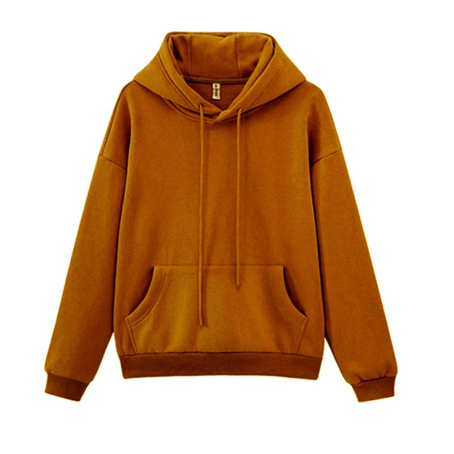 toppies Womens Tracksuits Hooded Sweatshirts 2021 Autumn Winter Fleece Oversize Hoodies Solid Pullovers Jackets Unisex Couple freeshipping - Etreasurs