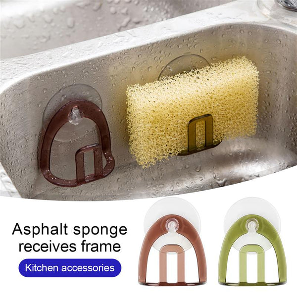 Cocina Sink Drain Rack Suction Cup Sponge Storage Holder Kitchen Sink Soap Drainer Organizer Kitchen Accessories Home Appliance freeshipping - Etreasurs