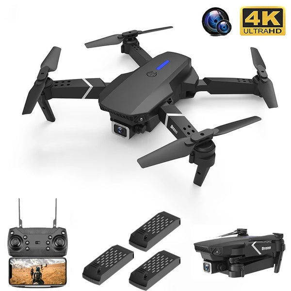 2021 NEW Drone 4k profession HD Wide Angle Camera 1080P WiFi fpv Drone Dual Camera Height Keep Drones Camera Helicopter Toys freeshipping - Etreasurs