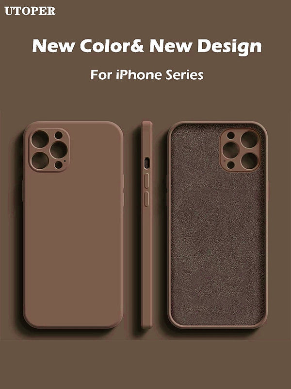 2021 Square Liquid Silicone Case For iPhone 11 12 13 Pro Max Mini X XR XS MAX 7 8 PLUS SE 2020 Cover Full Protector funda coque freeshipping - Etreasurs