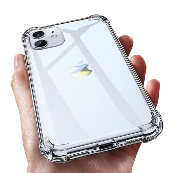 Luxury Transparent Shockproof Silicone Case For iPhone 11 X Xr Xs Max Case 13 12 11 Pro Max 8 7 6s Plus Case Silicone Back Cover freeshipping - Etreasurs