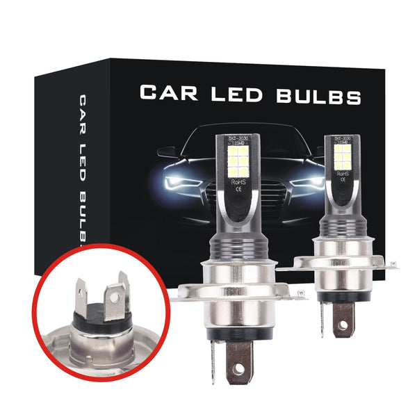 2Pcs H7 H4 led Car Headlight Super Bright Durable H1 H3 H8 H11 HB3 9005 9006 Canbus Fog Lights Turn Signal Lamp Bulbs 3030 Chip freeshipping - Etreasurs