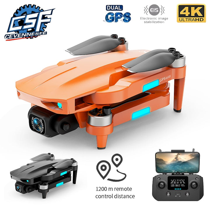 2021 NEW L700 PRO GPS FPV 1.2Km Drone 4K Professional Dual HD Camera Aerial Photography Brushless Motor Foldable Quadcopter Toys freeshipping - Etreasurs