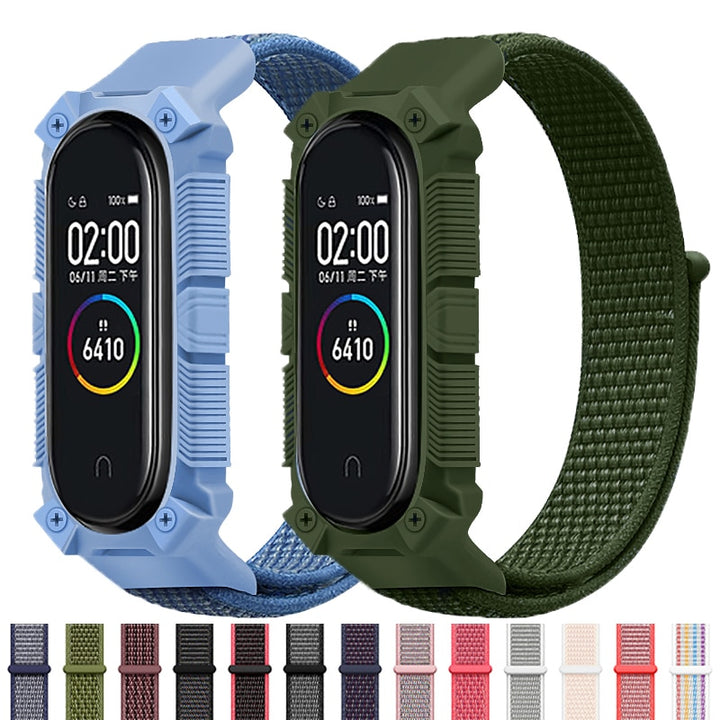 Strap for Xiaomi Mi band 6 5 4 3 Nylon Loop band Sport smartwatch Belt pulsera correa xiaomi Wristband for Miband 6 5 4 Bracelet freeshipping - Etreasurs