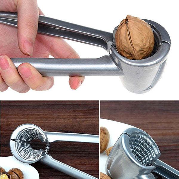 Hot Multifunction Crack almond Walnut Pecan Hazelnut Hazel Filbert Nut Kitchen Nutcracker shell Clip Tool Clamp Plier Cracker freeshipping - Etreasurs