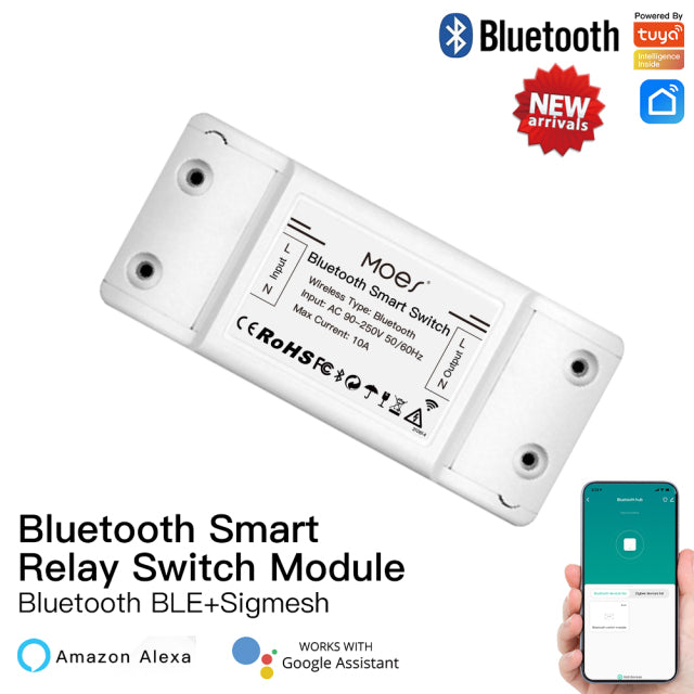 Mouehouse DIY Bluetooth Wi-Fi Smart Light Switch  Timer Smart Life APP Wireless Remote Control Works with Alexa Google Home freeshipping - Etreasurs