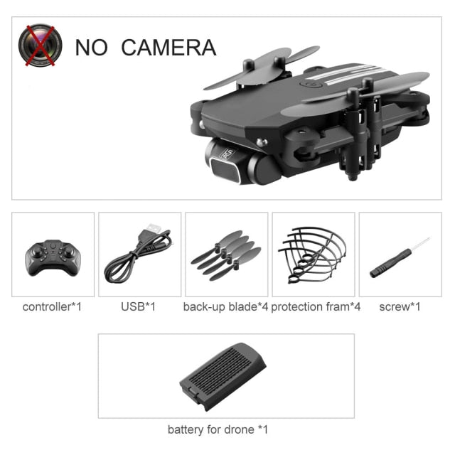 XKJ 2022 New Mini Drone 4K 1080P HD Camera WiFi Fpv Air Pressure Altitude Hold Black And Gray Foldable Quadcopter RC Dron Toy freeshipping - Etreasurs