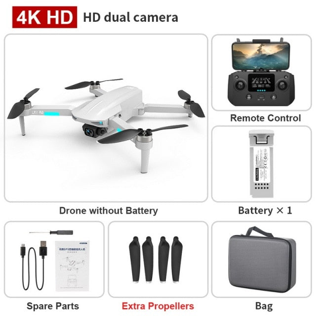 2021 NEW L700 PRO GPS FPV 1.2Km Drone 4K Professional Dual HD Camera Aerial Photography Brushless Motor Foldable Quadcopter Toys freeshipping - Etreasurs