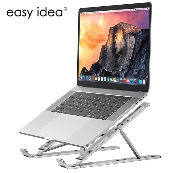 Portable Laptop Stand Aluminium Foldable Notebook Support Laptop Base Macbook Pro Holder Adjustable Bracket Computer Accessories freeshipping - Etreasurs