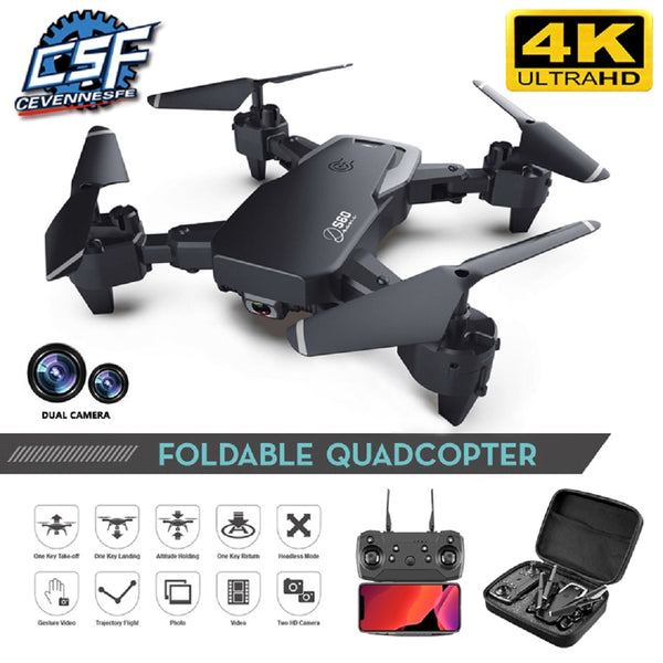 2021 NEW Drone 4k profession HD Wide Angle Camera 1080P WiFi Fpv Drone Dual Camera  Height Keep Drones Camera Helicopter Toys freeshipping - Etreasurs