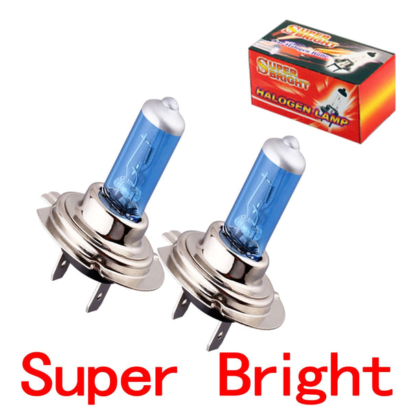 2pcs H7 Super Bright White Fog Halogen Bulb 55W Car Head Light Lamp 55W V2 Parking Car Light Source u20 freeshipping - Etreasurs